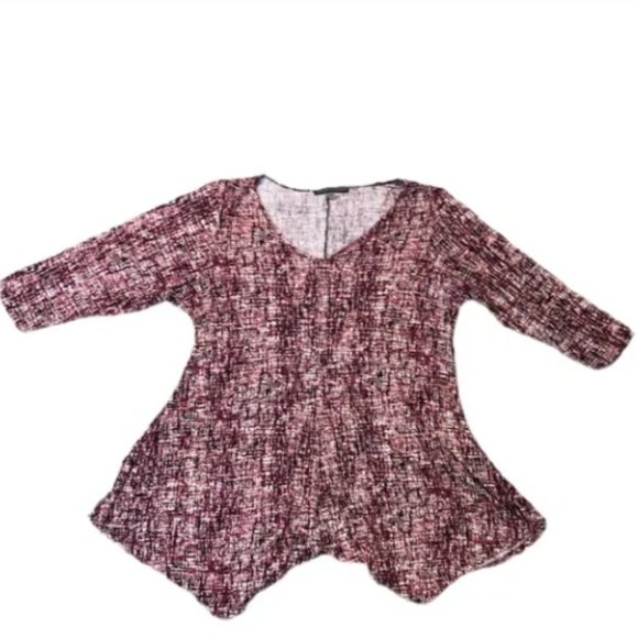 ROSE & OLIVE soft top with cropped sleeves - Picture 1 of 2